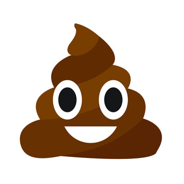 Poop emoji vector