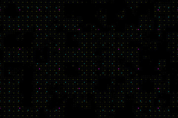 Dark technological wallpaper with yellow barely noticeable dots