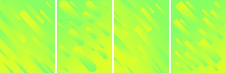 Gradient flowing geometric pattern background texture for poster cover design.