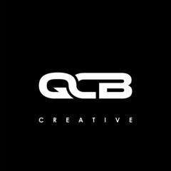QCB Letter Initial Logo Design Template Vector Illustration