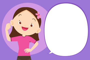 Strong girl Surrounded by Immunity