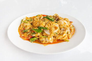 Stir-Fried Squid with Curry Powder