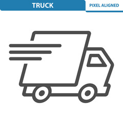 Truck, Delivery Truck Icon