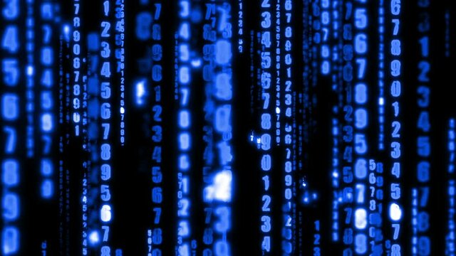 background binary code computer data digital matrix