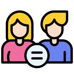Gender equality icon, Feminism related vector