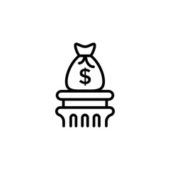 Inheritance Law icon in vector. Logotype
