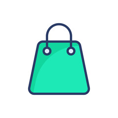 Shopping Bag icon in vector. Logotype