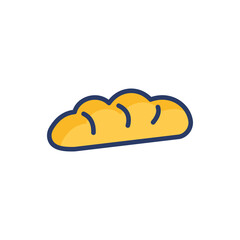 Bread Loaf icon in vector. Logotype
