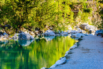 Fototapeta premium River in a Goynuk canyon. Antalya province, Turkey
