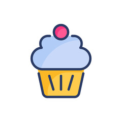 Pastry icon in vector. Logotype