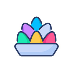 Bowl icon in vector. Logotype