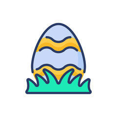 Easter Egg Hunt icon in vector. Logotype
