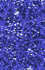 Blue Crystal Abstract Painting Background Art Illustration Wallpaper Artwork Backdrop
