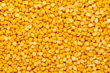 Close up of Organic green Gram (Vigna radiata) or whole green moong dal Full-Frame Background. Top View