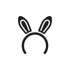 Bunny Ear Band icon in vector. Logotype