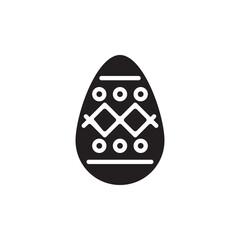 Paschal Eggs icon in vector. Logotype