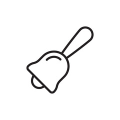 Bell icon in vector. Logotype