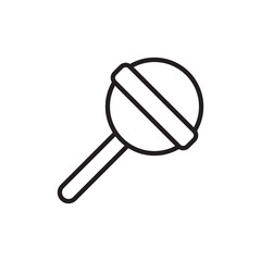 Lollipop icon in vector. Logotype