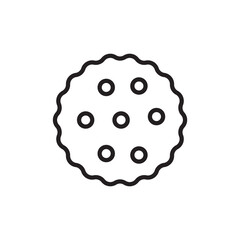 Easter Biscuit icon in vector. Logotype