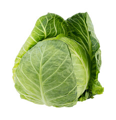 Fototapeta premium Fresh cabbage isolated on white background