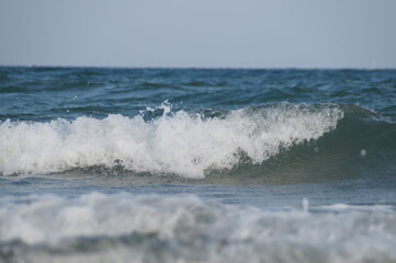 waves on the beach