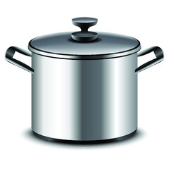 Steel Pan isolated on white background