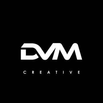 DVM Letter Initial Logo Design Template Vector Illustration