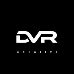 DVR Letter Initial Logo Design Template Vector Illustration