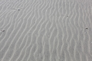 Fototapeta na wymiar 砂浜の砂紋