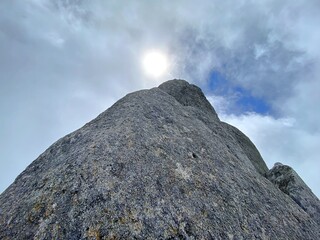 山の上から見た景色