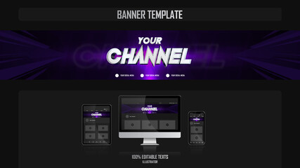 Cover Banner for Video Channel
