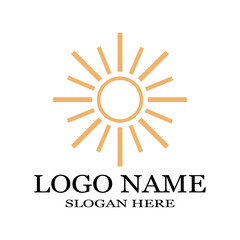 Sun Vector illustration Icon Logo Template design