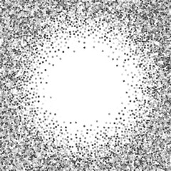 Silver glitter luxury sparkling confetti. Scattere