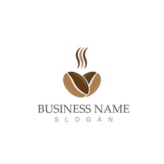 coffee bean icon vector