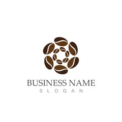 coffee bean icon vector