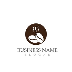 coffee bean icon vector