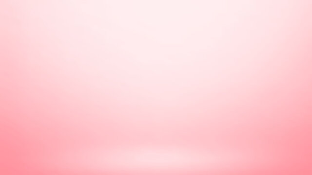 Empty pink studio room vector background. Can be used for for display or montage your products 