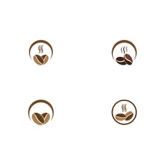 coffee bean icon vector