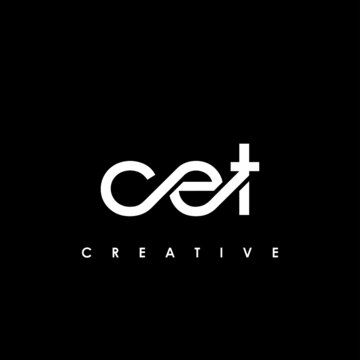 CET Letter Initial Logo Design Template Vector Illustration