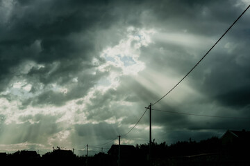 lightning in the storm