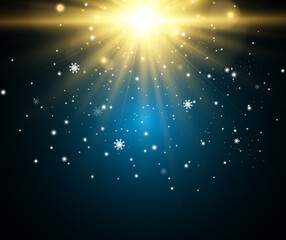 Obraz premium Vector illustration of flying snow on a transparent background.Natural phenomenon of snowfall or blizzard. 