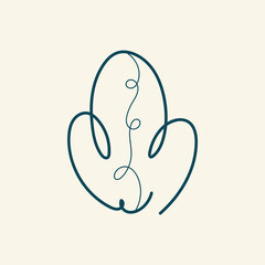 Boho Minimalist abstract nature art shapes collection. Pastel color doodle for fashion design, summer season or natural concept. Modern hand drawn plant leaf and tropical shape decoration set.