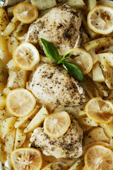 chicken with potatoes 