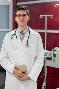 doctor looking at the camera