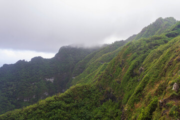 Obraz premium morning in the mountains