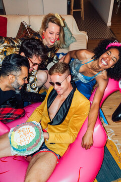Adults During a GAY Birthday Party