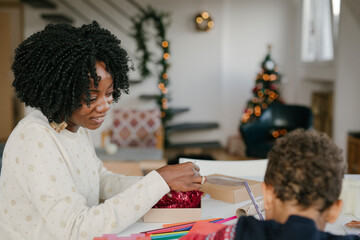 Making Christmas craft