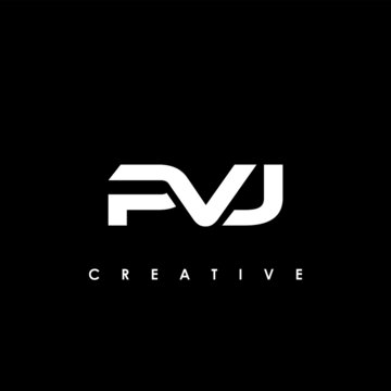 PVJ Letter Initial Logo Design Template Vector Illustration