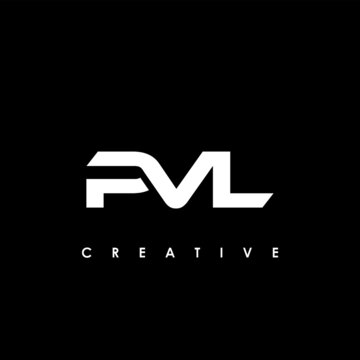 PVL Letter Initial Logo Design Template Vector Illustration