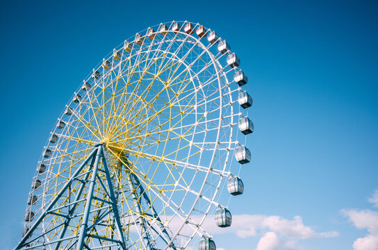 Ferris Wheel In Amusement Park
